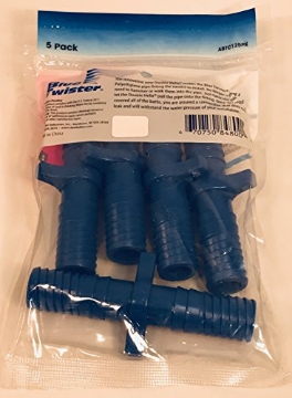 Picture of APOLLO INVESTMENT HOLDING ABTC125PK Apollo Blue Twister 1/2 in. Insert x 1/2 in. Dia. Insert Acetal For Pressure Applications Coupling (EA)