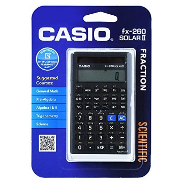 Picture of Casio FX-260SOLARIINF-IH Casio Scientific Calculator FX260 Solar Powered Black (EA)