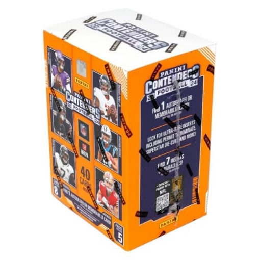 Picture of 2024 CONTENDERS 2-16991-20 2024–25 Panini Contenders NFL Football Blaster Box – Official Trading Cards – Includes Blaster-Exclusive Parallels, Rookie Tickets & Inserts – Sealed Retail Box (EA)