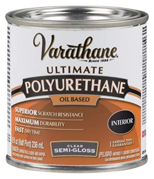 Picture of Varathane 242172H Varathane 242172H Oil-Based Ultimate Polyurethane, Half Pint, Semi-Gloss Finish (PK-4-EA)