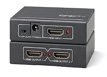 Picture of Kanex Pro SP-HD1X24K Kanex Pro SP-HD1X24K 4K HDMI 2-Port Splitter,BLACK (EA)