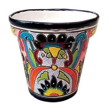 Picture of AVERA HOME GOODS LLC APG025100 Avera Products Talavera 10 in. H x 11 in. W x 11 in. D Ceramic Talavera Planter Multicolored - Total Qty: 4 (PK-4-EA)
