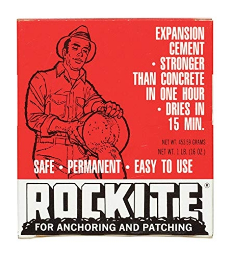 Picture of HARTLINE PRODUCTS CO INC 10001 Rockite Anchoring Cement 1 Lb. - Case of: 12 (PK-12-EA)