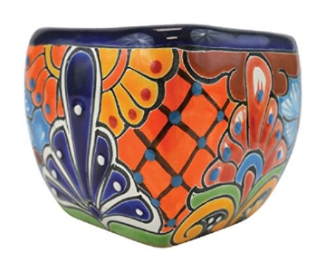 Picture of AVERA HOME GOODS LLC APG401050 Avera Products Talavera 5 in. H x 5 in. Dia. Ceramic Bubble Planter Multicolored - Case Of: 4; (PK-4-EA)