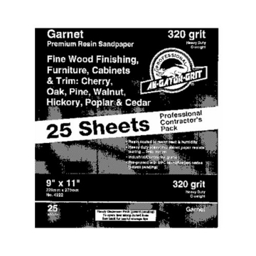 Picture of GATOR 3278 Gator 11 in. L x 9 in. W 60 Grit Coarse Aluminum Oxide Sandpaper 1 pc. (PK-25-EA)
