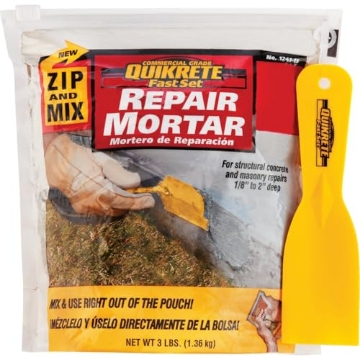 Picture of THE QUIKRETE COMPANIES INC 124115 Quikrete 124115 FastSet Repair Mortar Mix, 3 Lb, Concrete (EA)