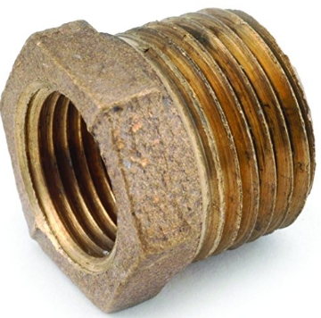 Picture of Andersen 738110-0602 ANDERSON METALS CORP 738110-0602 Series 3/8" x 1/8", Rough Brass, Hex Reducing Bushing (EA)