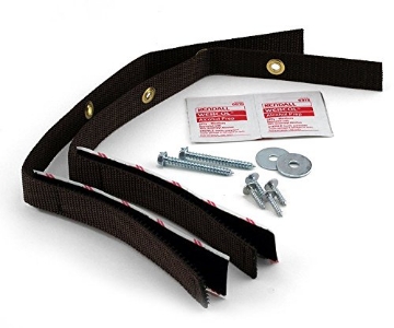 Picture of Quake Hold 4162 Quakehold! Furniture Strap Kit, Antique Brown (EA)