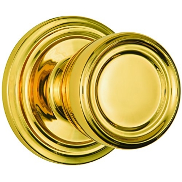 Picture of BRINKS 23045-105 Brinks Push Pull Rotate Door Locks Barrett Passage Knob, Polished Brass, 23045-105 (EA)