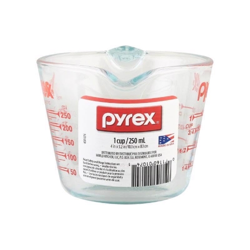 Picture of Pyrex 6001074 1 Cup Clear Measuring Cup [Set of 6]6 (PK-6-EA)