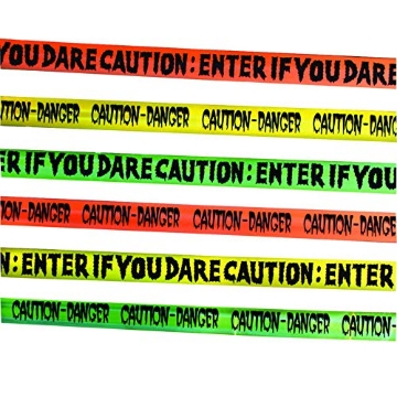 Picture of FUN WORLD 9340ACE Fun World Caution Tape 50' - Colors Vary (PK-24-EA)