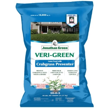 Picture of JONATHAN GREEN & SONS INC 16001 Jonathan Green (16001) Veri-Green Crabgrass Preventer Plus Fertilizer - 20-0-3 Lawn Fertilizer & Crabgrass Killer (15,000 Sq. Ft.) (EA)