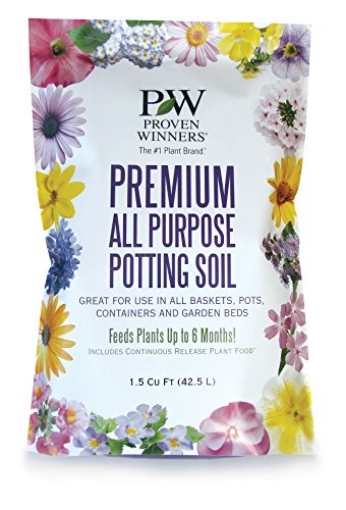 Picture of PROVEN WINNERS 3101013.CFL1.5P Premium All Purpose Potting Soil, 1.5 cu. ft. Bag, Black (EA)