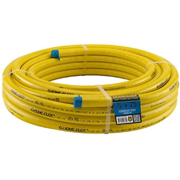 Picture of HomeWetBar 11-00775 HomeFlex 11-00775 3/4-Inch x 75-Feet Corrugated Tubing, Stainless Steel (EA)