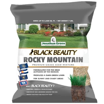 Picture of JONATHAN GREEN & SONS INC 10383 Jonathan Green (10383) Black Beauty Rocky Mountain Colorado Grass Seed Mixture (Made for Colorado, Montana, Utah, and Wyoming) - Cool Season Lawn Seed (7 lb) (EA)