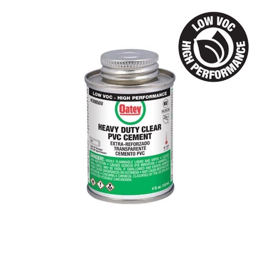 Picture of OATEY CO 30850V Oatey Clear Cement for PVC 4 oz (EA)