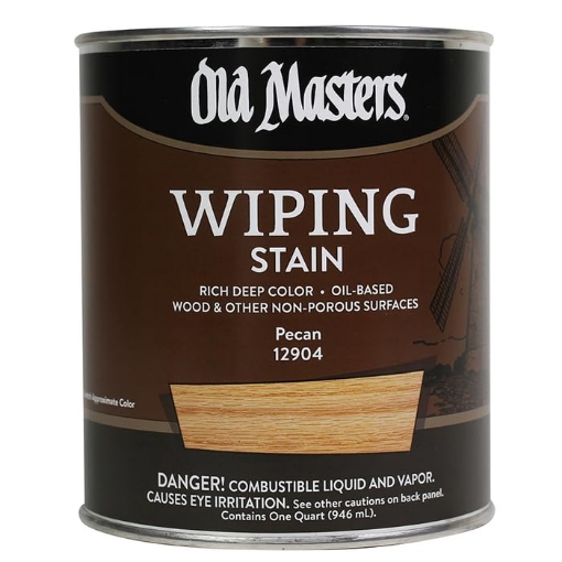 Picture of DIAMOND VOGEL INC 12904 Old Masters Semi-Transparent Pecan Oil-Based Wiping Stain 1 qt. (PK-4-EA)