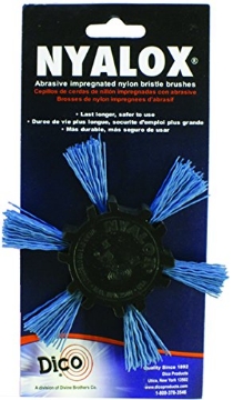 Picture of Dico 541-788-4 Dico Products 7200039 Nylox Flap Brush 4" 240 Grit, Blue (EA)