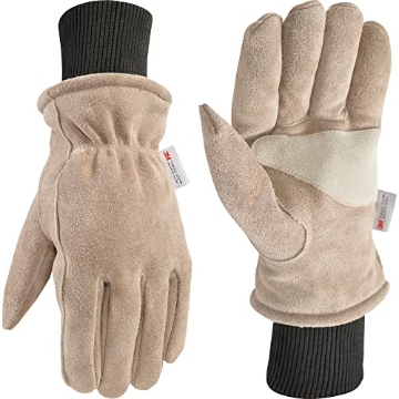 Picture of WELLS LAMONT 1196M Wells Lamont Men's HydraHyde Insulated Split Leather Winter Work Gloves, Medium (1196M) (EA)
