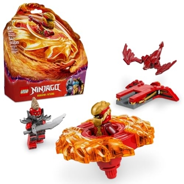 Picture of Lego 71823 LEGO NINJAGO Kai's Dragon Spinjitzu Spinner - Spinning Blade Battle Building Toy for Kids, Boys and Girls, Ages 6+ - with 2 Minifigures - Gift Idea for Birthdays - 71823 (EA)