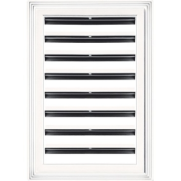 Picture of BUILDERS EDGE 120061218117 Builders Edge 120061218117 12" x 18" Rectangular Vent 117, Bright White (EA)