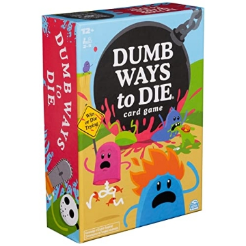 Picture of SPIN MASTER GAMES 6066886 Spin Master Games, Dumb Ways to Die, The Viral Meme Card Game from YouTube and TikTok, Survival Strategy Fun, 2-5 Players, for Ages 12 & Up (EA)