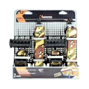 Picture of Keeper 43547 Keeper 8869646 12 ft. x 1000 lbs Tie Down Strap44; Camouflage - Pack of 2 (EA)