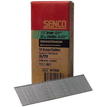 Picture of SENCO FASTENING SYSTEMS AX15EAA Senco 18 Ga. Smooth Shank Straight Strip Brad Nails 1-1/4 in. L x 0.05 in. Dia. 5000 pk (EA)