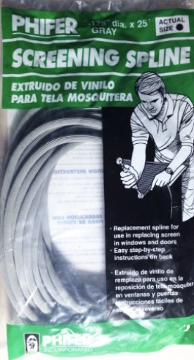 Picture of PHIFER INCORPORATED 3028736 PHIFER 3007715/98001.175x25 Spline Gray (EA)