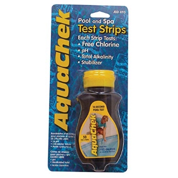 Picture of AQUACHEK 00-AC490 Jed Pool Tools 00-490 5 Test Pool & Spa Test Strips 50 Count (EA)