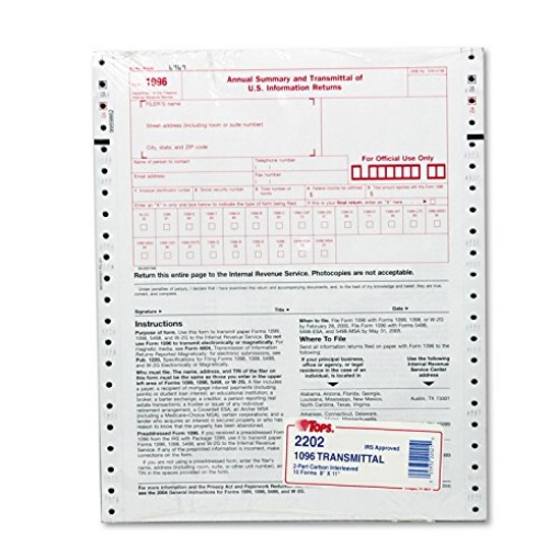 Picture of TOPSBUSFMS 2202 TOPS Tax Form (2202) (PK-10-EA)
