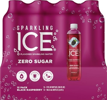 Picture of TALKING RAIN BEVERAGE COMPANY FG00014 Sparkling Ice Black Raspberry, 17oz (PK-12-EA)