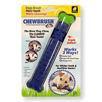 Picture of TELEBRANDS CORPORATION 13597-12 BulbHead Chewbrush Toothbrush and Toy - No Dog Toothpaste Required - Great Teeth Cleaning Toy (1 Pack) (EA)