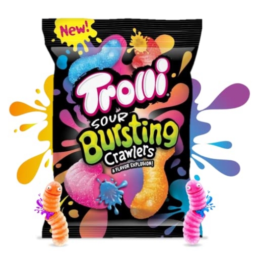 Picture of TROLLI 741290 Trolli Sour Bursting Crawlers, 4.25 Ounce (PK-12-EA)