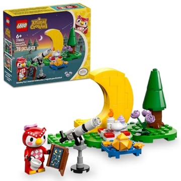 Picture of Lego 77053 LEGO Animal Crossing Stargazing with Celeste Building Toy - Animal Crossing Toy Figure and Playset for Kids, Girls & Boys, Ages 6+ - Pretend Play Gift Idea for Birthdays - 77053 (EA)