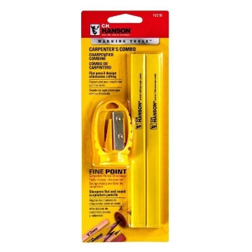 Picture of CH Hanson 10216 CH Hanson 2 Carpenter Pencils with 1 Carpenter Pencil Sharpener (EA)