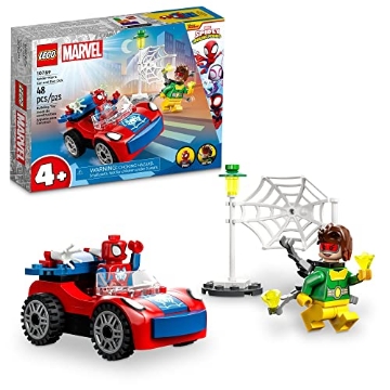 Picture of Lego 10789 LEGO Marvel Spider-Man's Car and Doc Ock - Kids Pretend Play Set with Glow in The Dark Pieces for Boys & Girls, Ages 4+ - Gifts for Birthdays - 10789 (EA)