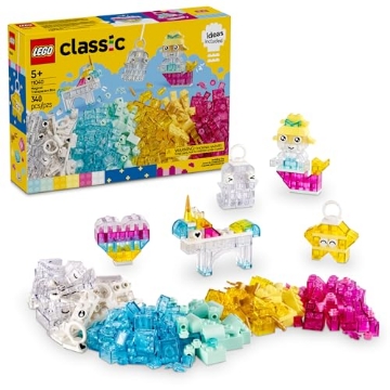 Picture of Lego 11040 LEGO Classic Magical Transparent Box - Preschool Learning Toy for Boys and Girls, Ages 5+ - Birthday Gift for Kids - Beginner Construction Set - Colorful Building Bricks Toy - 11040 (EA)