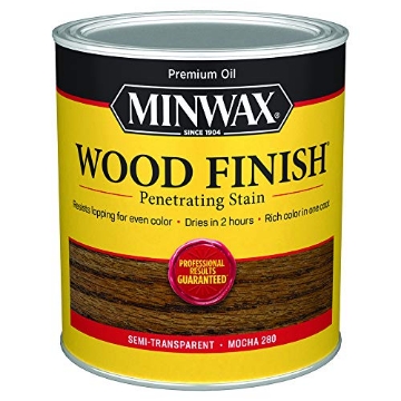 Picture of Minwax 700194444 Minwax Wood Finish 700194444, Mocha Stain, Quart (PK-4-EA)