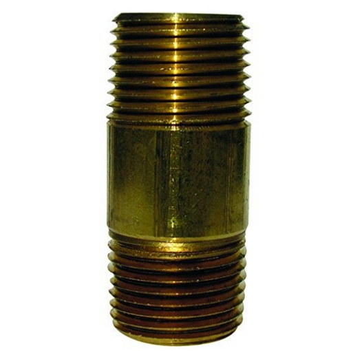 Picture of JMF COMPANY 47017 JMF 3/8 in. MPT x 5 in. L Red Brass Nipple (PK-5-EA)