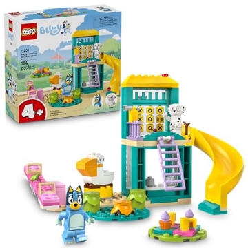 Picture of Lego 11201 LEGO Bluey Playground Fun with Bluey and Chloe Sensory Building Blocks - Preschool Pretend Play & Learning Toys for Kids - 4 Year Old Girl & Boy Birthday Gifts - 11201 (EA)