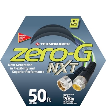 Picture of TEKNOR APEX 5100-50 zero-G NXT 5100-50 Lightweight, Ultra Flexible, Durable, Kink-Free Garden Hose, 5/8-Inch by 50-Feet (5/8" x 50ft) (EA)