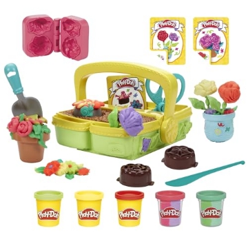 Picture of Hasbro HSBG0492 Play-Doh Blooming Flower Garden Toy Playset, Nature Pretend Play, Kids Arts & Crafts, Christmas Stocking Stuffer Gifts, Ages 3+ (EA)