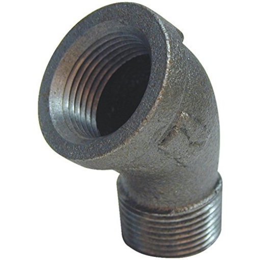 Picture of STZ INDUSTRIES 310USE45-114 BK Products 1-1/4 in. FPT x 1-1/4 in. Dia. MPT Black Malleable Iron Street Elbow (EA)