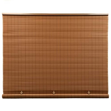 Picture of RADIANCE 3321236 Radiance Cordless Outdoor Shades for Porch, Patio & Windows - Waterproof PVC Blinds for Indoor & Outdoor - Roll-Up Patio Privacy Screen for Diffuse Sunlight - Woodgrain - 36" W x 72" L - (3321236) (EA)