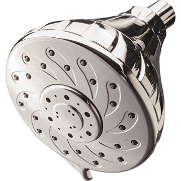 Picture of Zero Technologies S-W100-C Culligan Wall-Mounted Showerhead with Anti-Clog Rubber Spray Nozzles, 1.2 GPM, 140 GALLONS/6 Months - Chrome (EA)