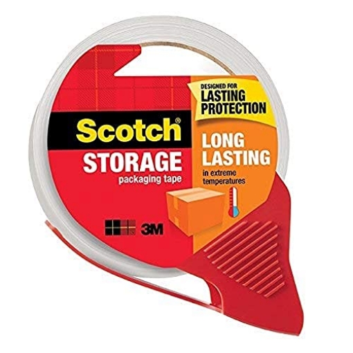Picture of 3M 3650-RD-12GC Scotch Long Lasting Storage Packaging Tape with Refillable Dispenser, 1.88 in x 54.6 yd (3650-RD) (EA)
