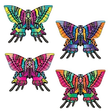 Picture of BRAINSTORMPRODUCTS LLC 80520DC 27 Inch Butterfly Shaped Nylon Kites, Set of 12 - Multicolor (PK-12-EA)
