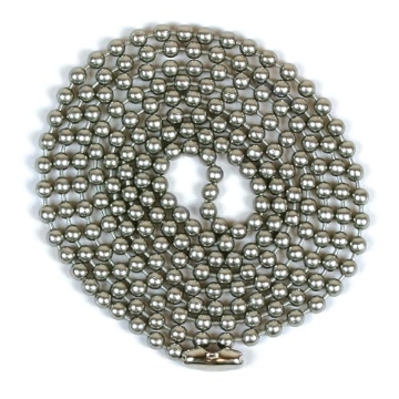 Picture of JANDORF SPECIALTY HARDWARE 60324 Beaded Chain #6, 3' with Connector – Pewter Finish (EA)