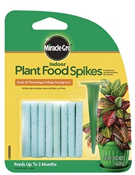 Picture of Miracle Gro 1002521 Miracle-Gro Indoor Plant Food Spikes, Includes 24 Spikes - Continuous Feeding for all Flowering and Foliage Houseplants - NPK 6-12-6 (EA)